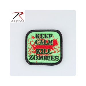 재고소진 할인 - 밀리터리 패치 / Keep Calm Kill Zombies Morale Patch